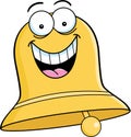 Cartoon bell ringing Royalty Free Stock Photo