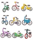 Cartoon bicycle icon