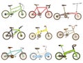 Cartoon bicycle icon