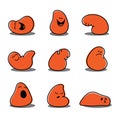 Cartoon Blob Characters