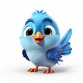 Cartoon Blue Bird Hd Wallpaper Downloads Royalty Free Stock Photo