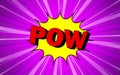 Cartoon, Boom explosion Comic Speech Bubble Royalty Free Stock Photo
