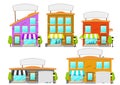 Cartoon Boutique Building Series