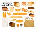 Cartoon bread collection