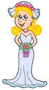 Cartoon bride