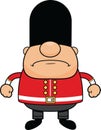 Cartoon British Guard Grumpy