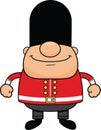 Cartoon British Guard Happy