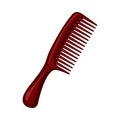 Cartoon brown comb
