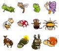 Cartoon bug icon