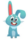 Cartoon Bunny Rabbit Character. Vector illustration Royalty Free Stock Photo