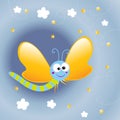 Cartoon butterfly