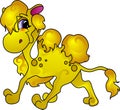 Cartoon camel Royalty Free Stock Photo