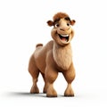 Charming 3d Camel Cartoon Animation With Cute Clay Render