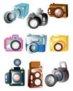 Cartoon camera icon Royalty Free Stock Photo