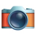 Cartoon camera icon Royalty Free Stock Photo