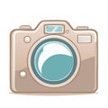 Cartoon Camera Illustration Isolated Object Icon Element Royalty Free Stock Photo