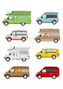 Cartoon camper van Royalty Free Stock Photo