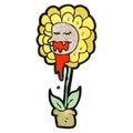 cartoon carnivorous flower