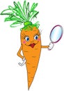 Cartoon carrot