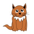 Cartoon cat illustration