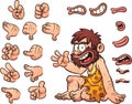 Cartoon caveman Royalty Free Stock Photo