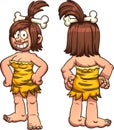 Cartoon cavewoman