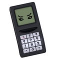 Cartoon cell phone with cute and funny emotional f