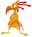 Cartoon Character Bird Gangster