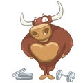 Cartoon Character Bull