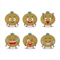 Cartoon character of ceylon gooseberry with smile expression