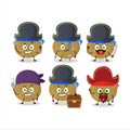 Cartoon character of ceylon gooseberry with various pirates emoticons