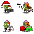 Christmas zombie pumpkin bundle sale set