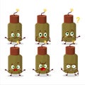 Cartoon character of firecracker explosive with what expression