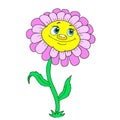 Cartoon character flower.