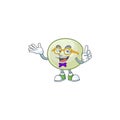 Cartoon character of Geek green hoppang design