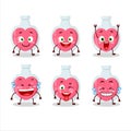 Cartoon character of love potion with smile expression
