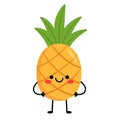 Cartoon character pineapple