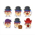 Cartoon character of swede with various pirates emoticons