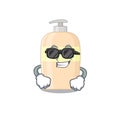 Cartoon character of toner wearing classy black glasses