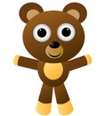 Cartoon character vector - bear/eps