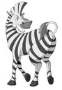 Cartoon Character Zebra