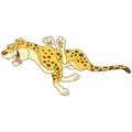 Cartoon cheetah animal