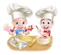 Cartoon Chef Baker Children