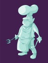 Cartoon Chef Ghost