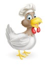 Cartoon Chef Hat Chicken