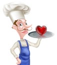 Cartoon Chef with Heart