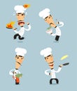 Cartoon chef set 2