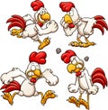 Cartoon chicken Royalty Free Stock Photo