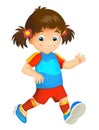 Cartoon child - activity - illustration for children