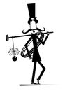 Cartoon chimney sweeper illustration